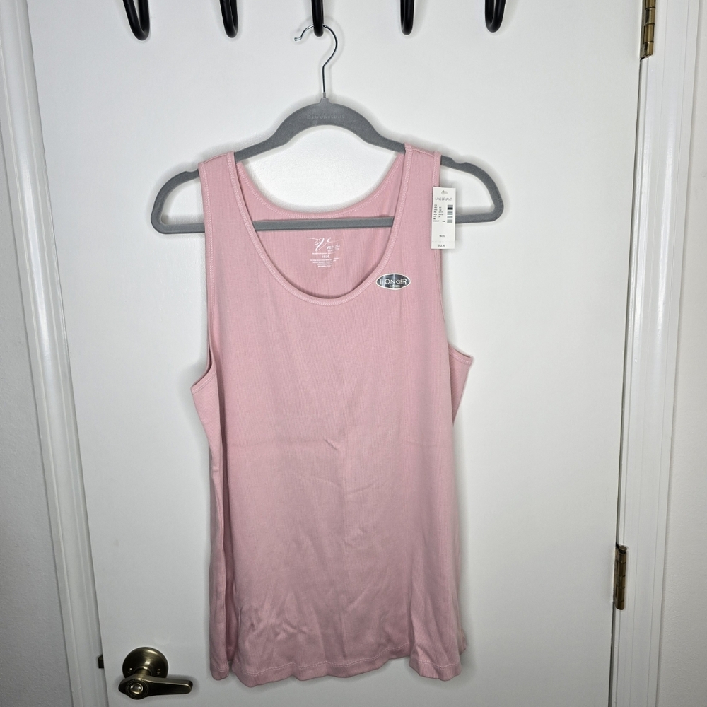 Venezia Light Pink Tank Top Size 18/20 NWT